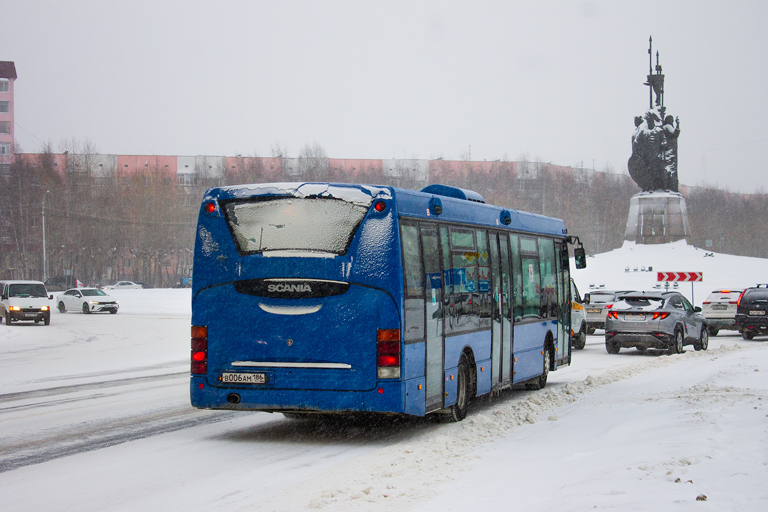 Ханты-Мансийский АО, Scania OmniLink I (Скания-Питер) № В 006 АМ 186