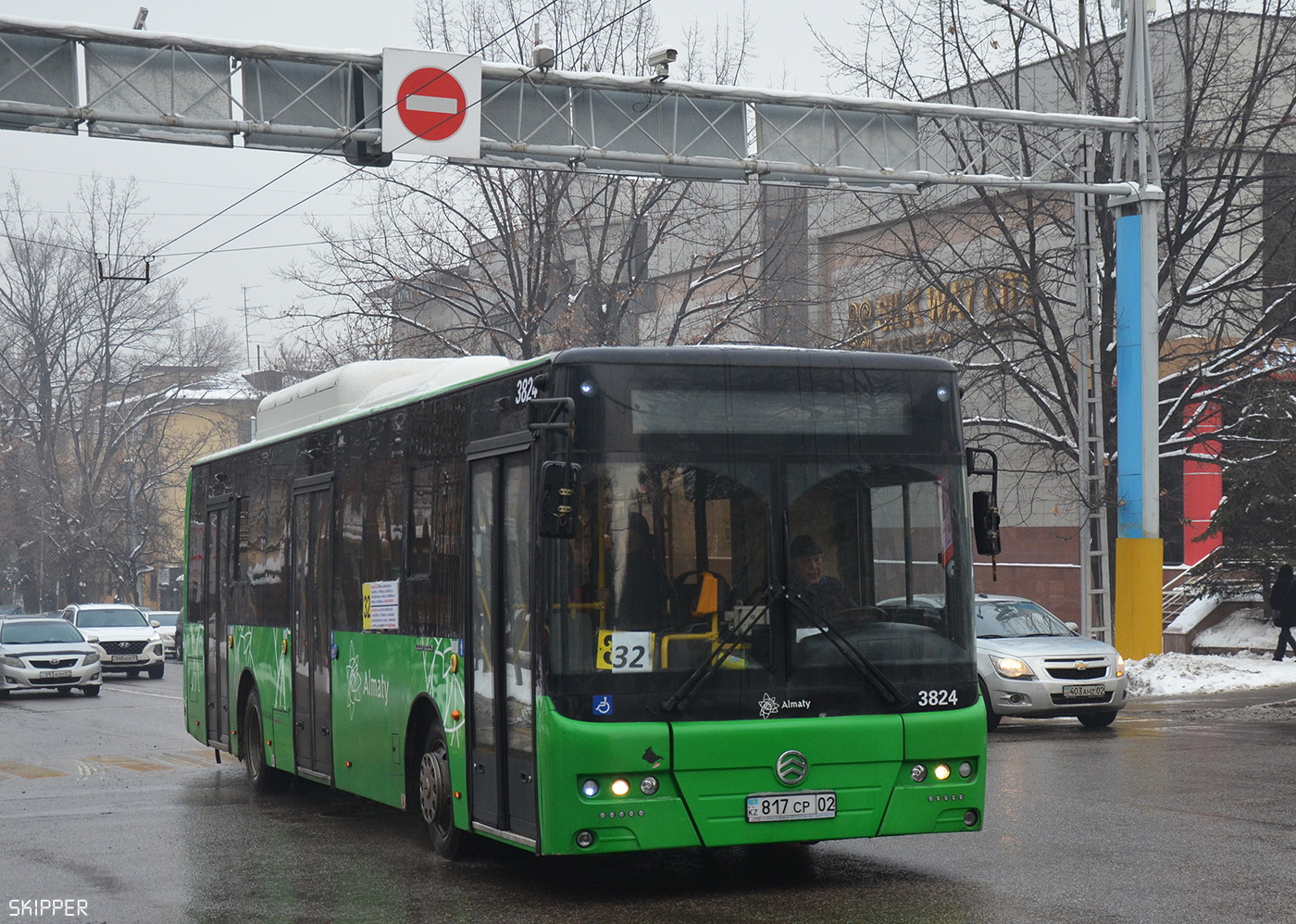 Алматы, Golden Dragon XML6125CN (Hyundai Trans Auto) № 3824