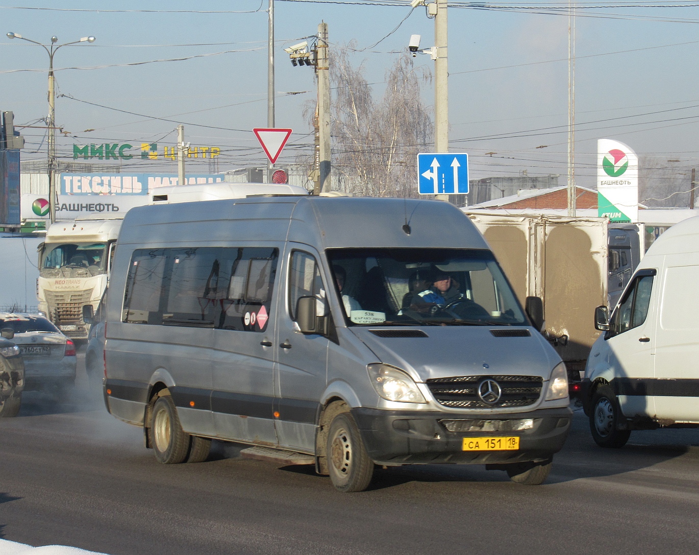 Удмуртия, Луидор-223602 (MB Sprinter) № СА 151 18