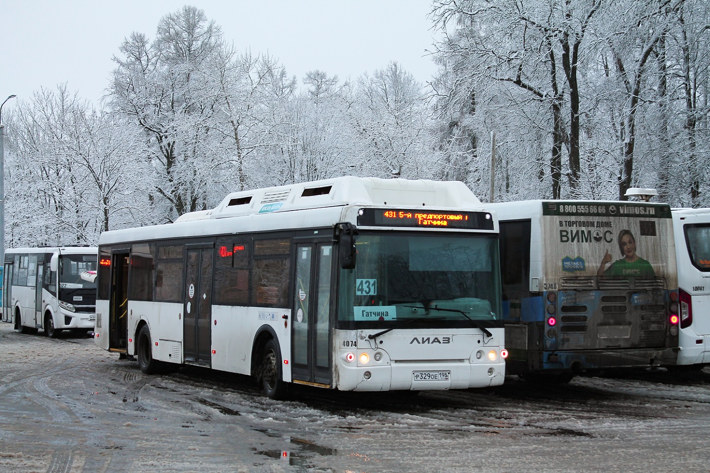 Ленинградская область, ЛиАЗ-5292.67 (CNG) № 4074