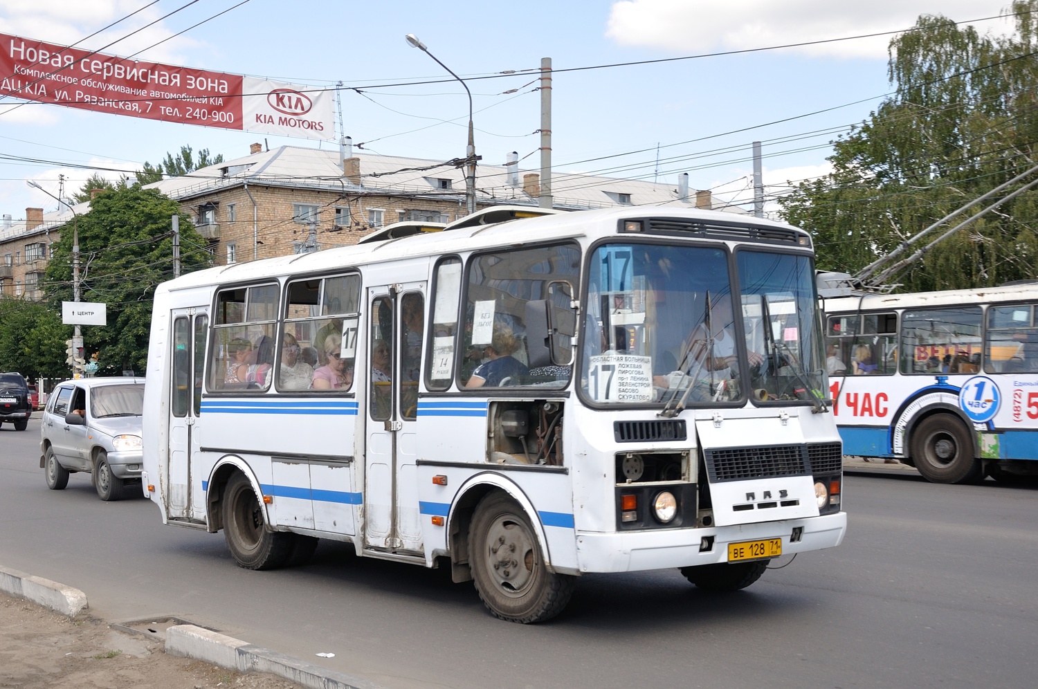 Тульская область, ПАЗ-32054 № ВЕ 128 71