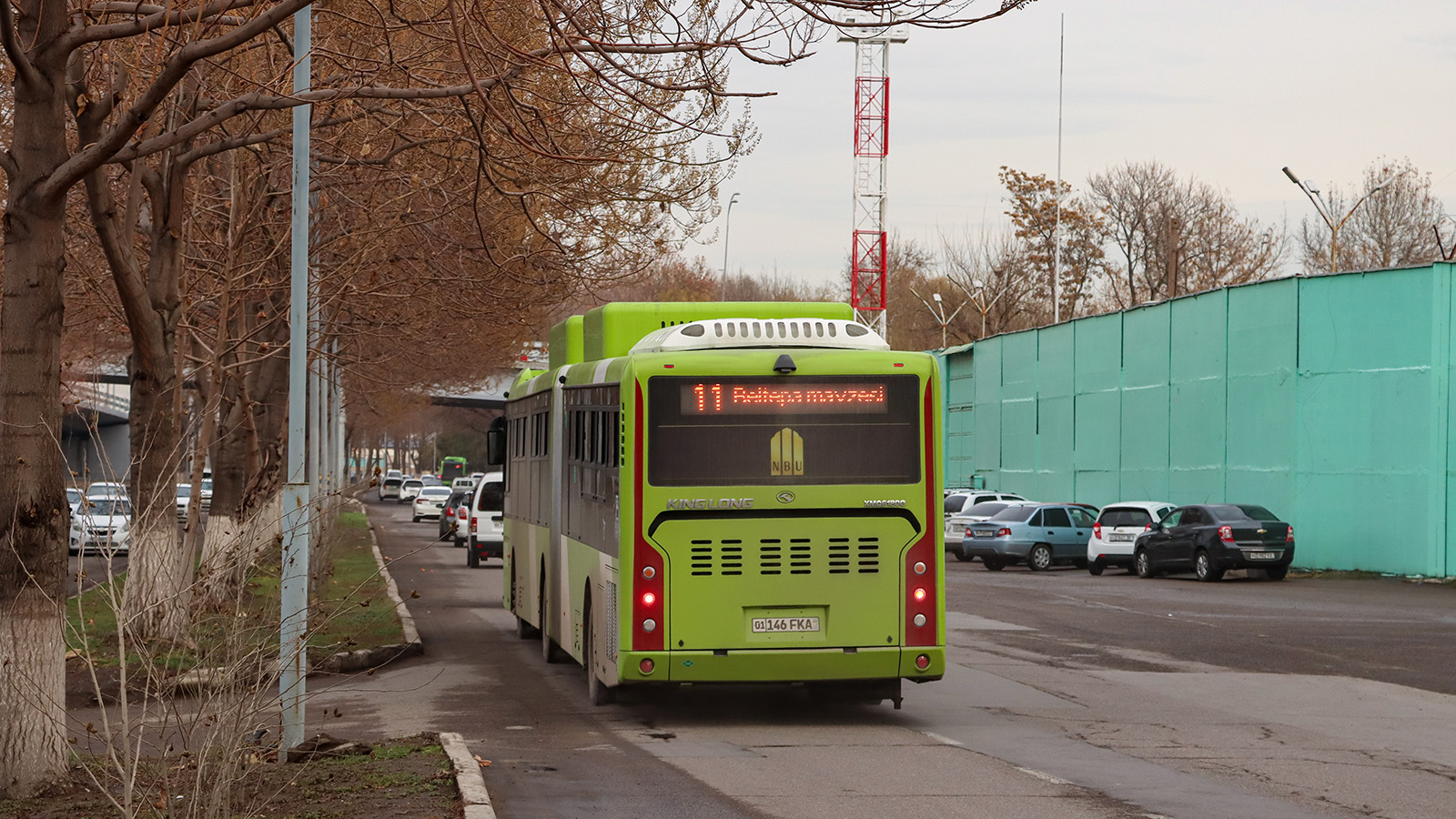 Узбекистан, King Long XMQ6180G № 18380