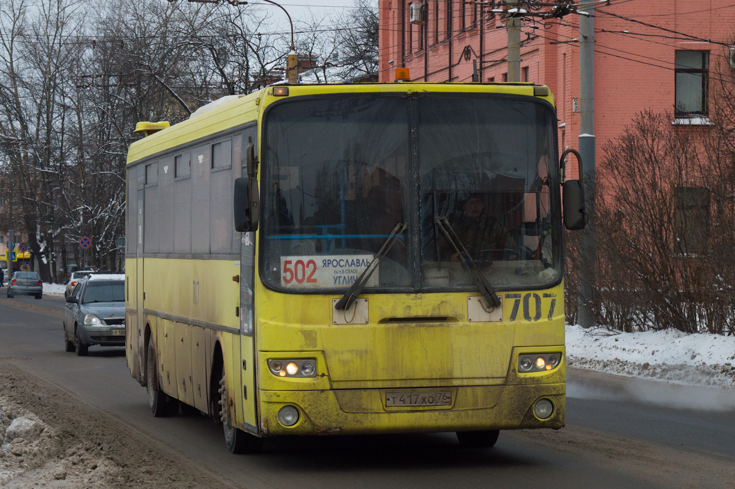 Ярославская область, ЛиАЗ-5256.23-01 (ГолАЗ) № 707