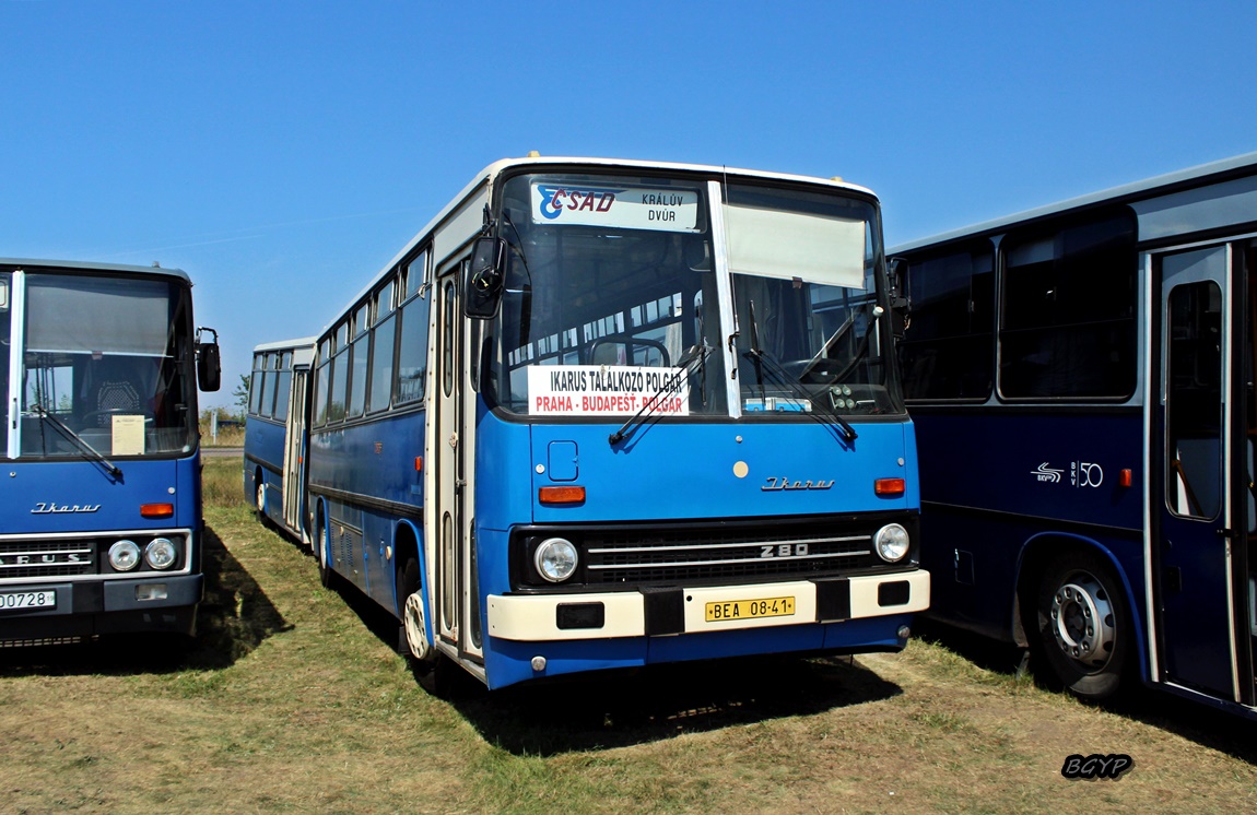 Чехия, Ikarus 280.10 № BEA 08-41; Венгрия — XII. Nemzetközi Ikarus, Csepel és Veteránjármű Találkozó, Folyás (2019)