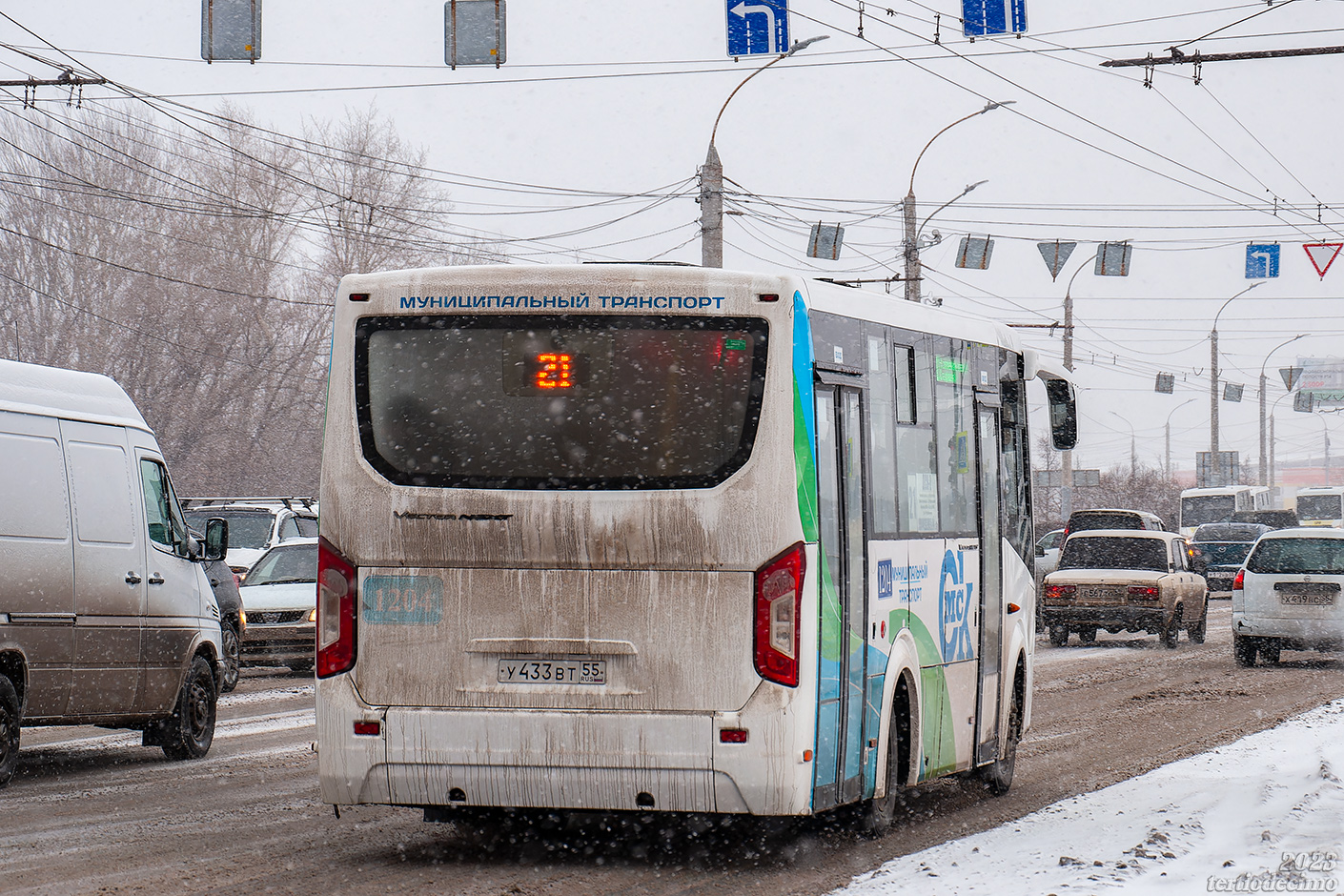 Omsk region, PAZ-320435-04 "Vector Next" Nr. 1204