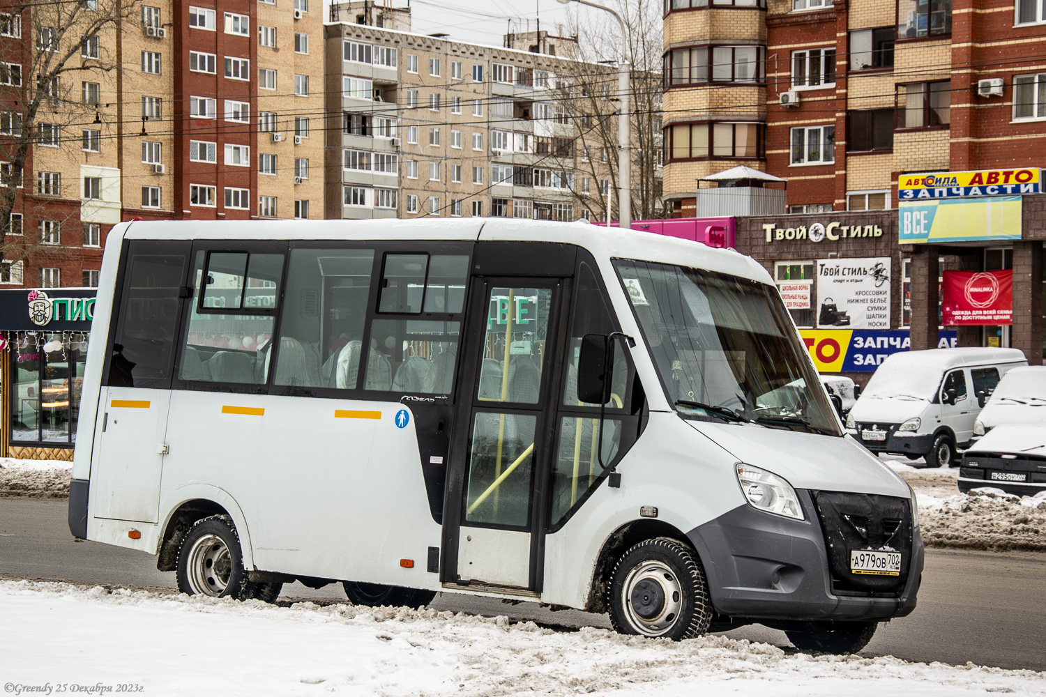 Башкортостан, ГАЗ-A64R42 Next № А 979 ОВ 702