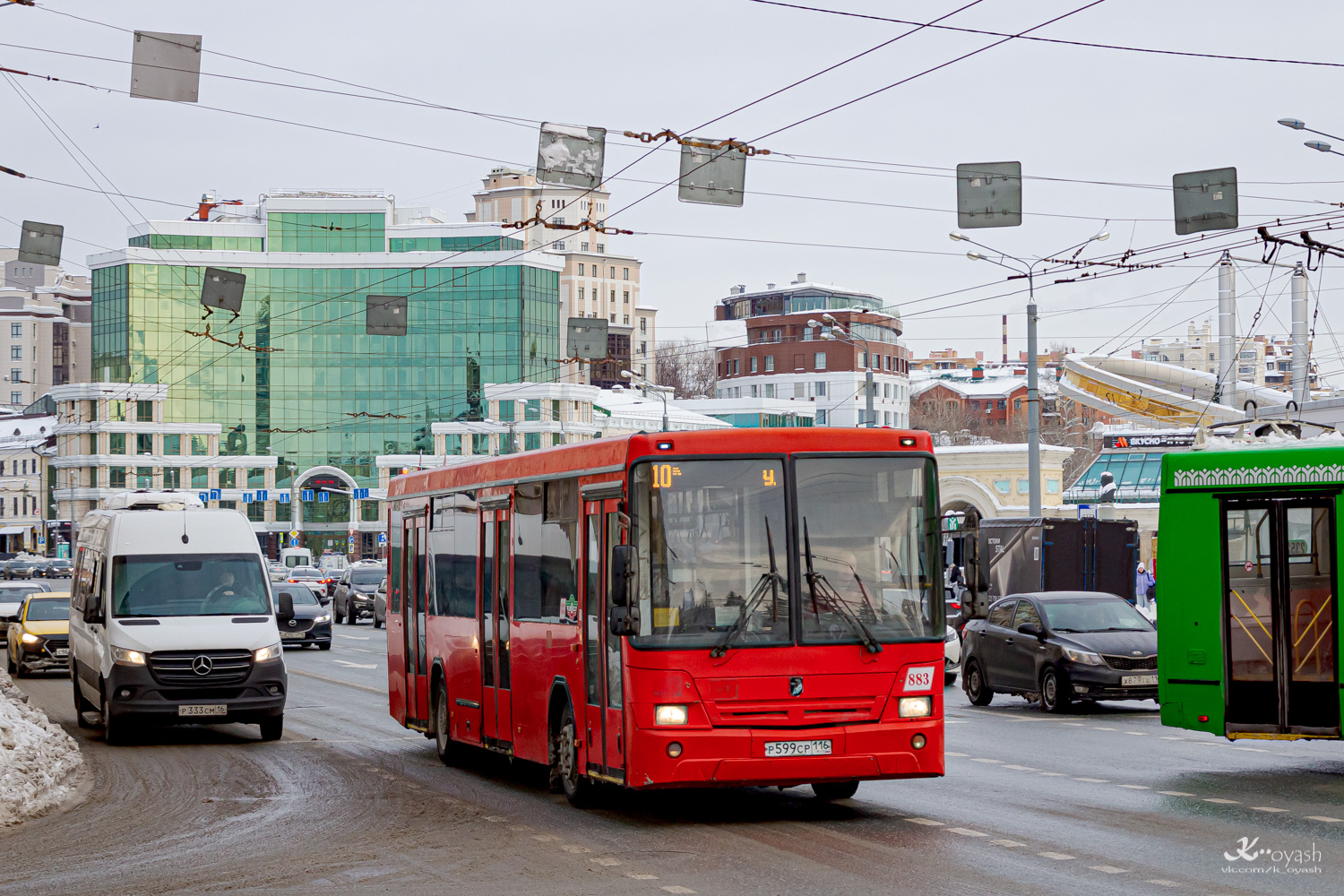 Татарстан, Луидор-223602 (MB Sprinter) № Р 333 СМ 16; Татарстан, НефАЗ-5299-30-32 № 883