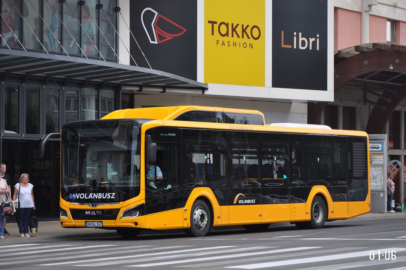 Ungarn, MAN 12C Lion's City 12 G NL320 Nr. AA GL-347