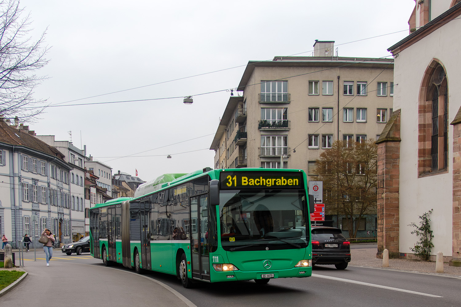 Швейцария, Mercedes-Benz O530G Citaro facelift G CNG № 711