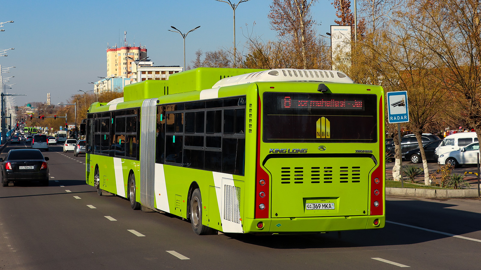 Узбекистан, King Long XMQ6180G № 04339