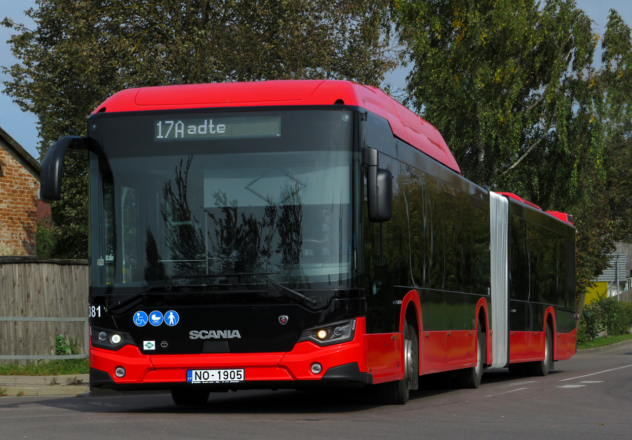 Латвия, Scania Citywide LFA II 17.9 № 381