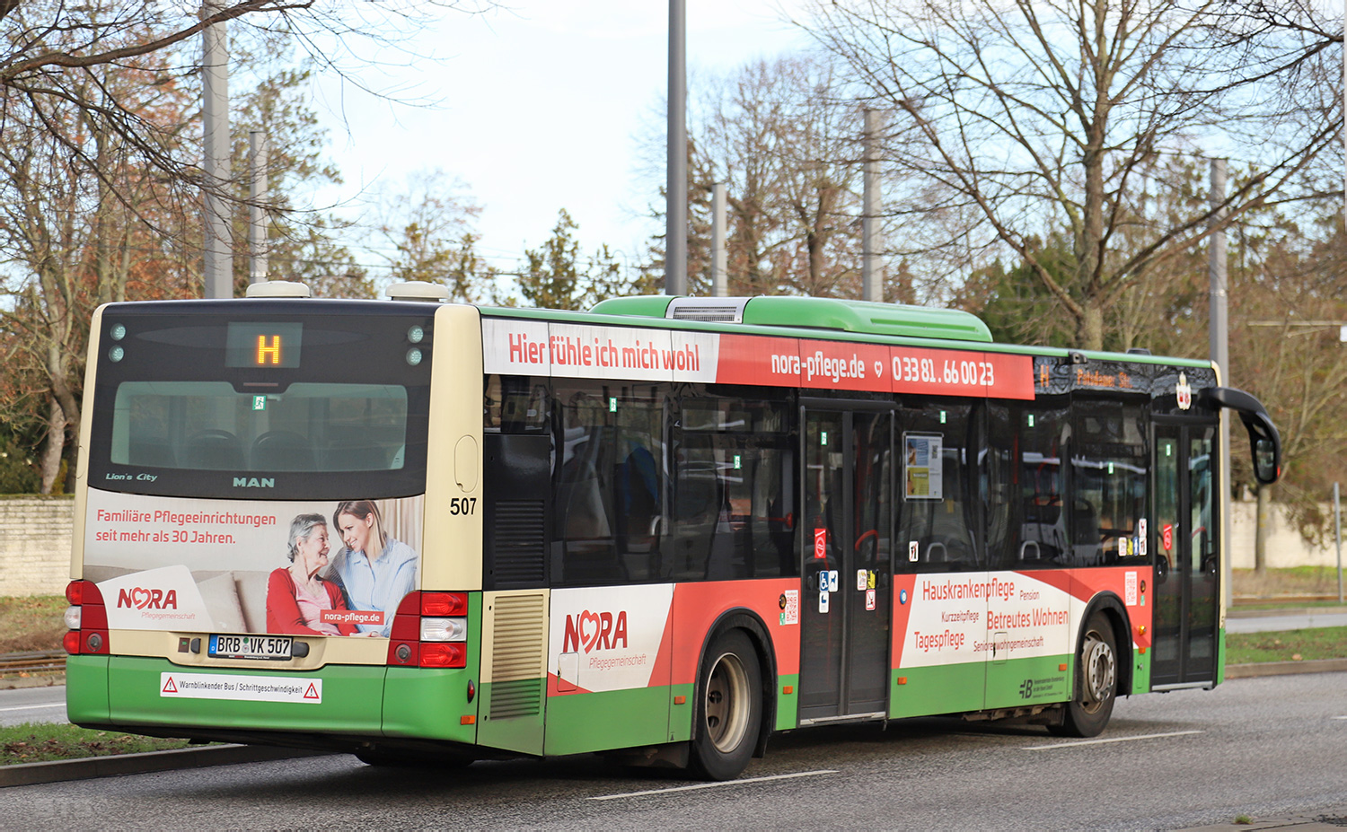 Бранденбург, MAN A21 Lion's City NL*** № 507