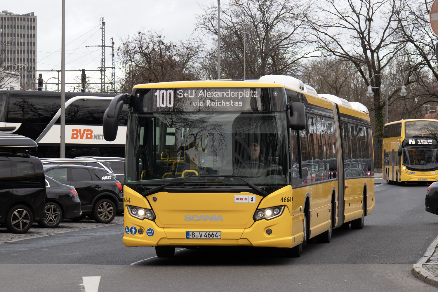 Берлин, Scania Citywide LFA № 4664