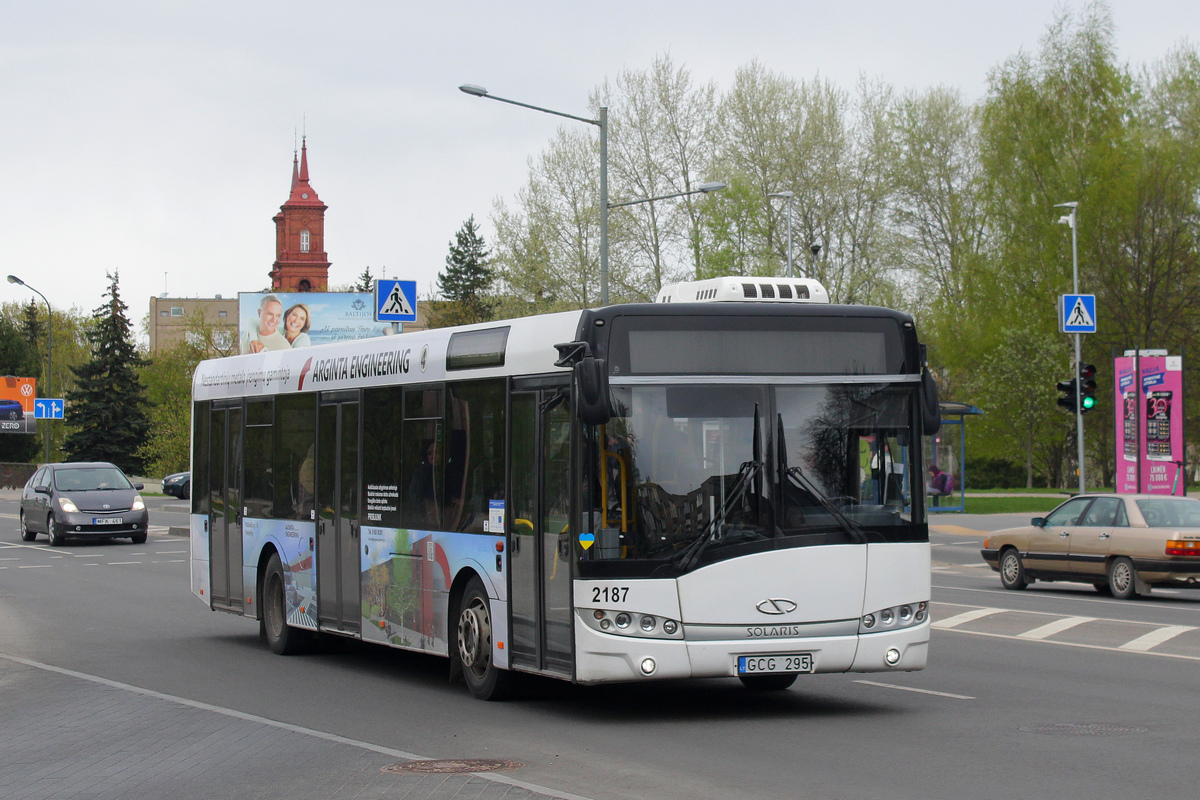 Литва, Solaris Urbino III 12 hybrid № 2187