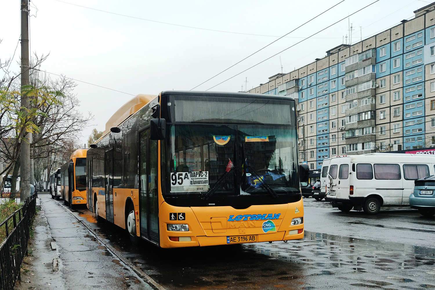 Днепропетровская область, MAN A21 Lion's City NL313 CNG № AE 3196 AB