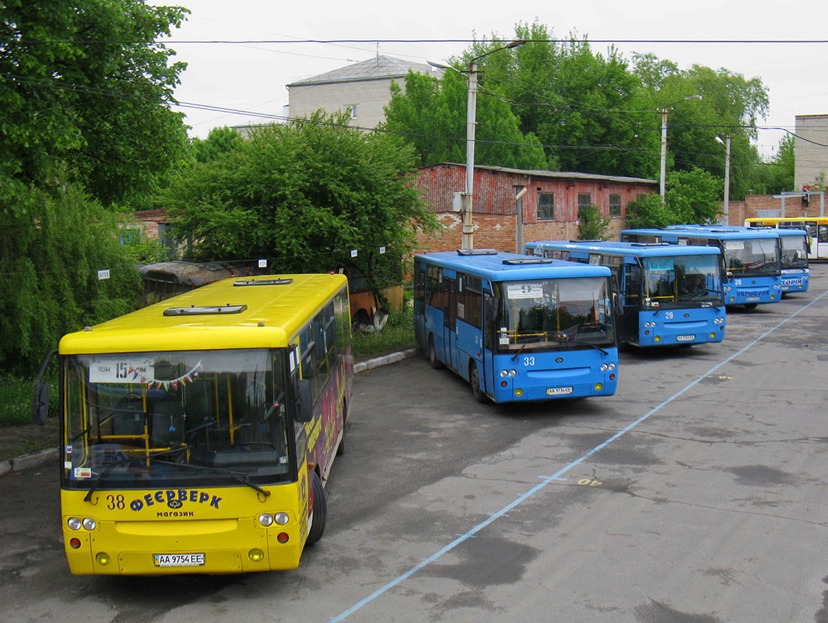 Volinskaya region, Bogdan A1445 # 38; Volinskaya region, Bogdan A1441 (LuAZ) # 33