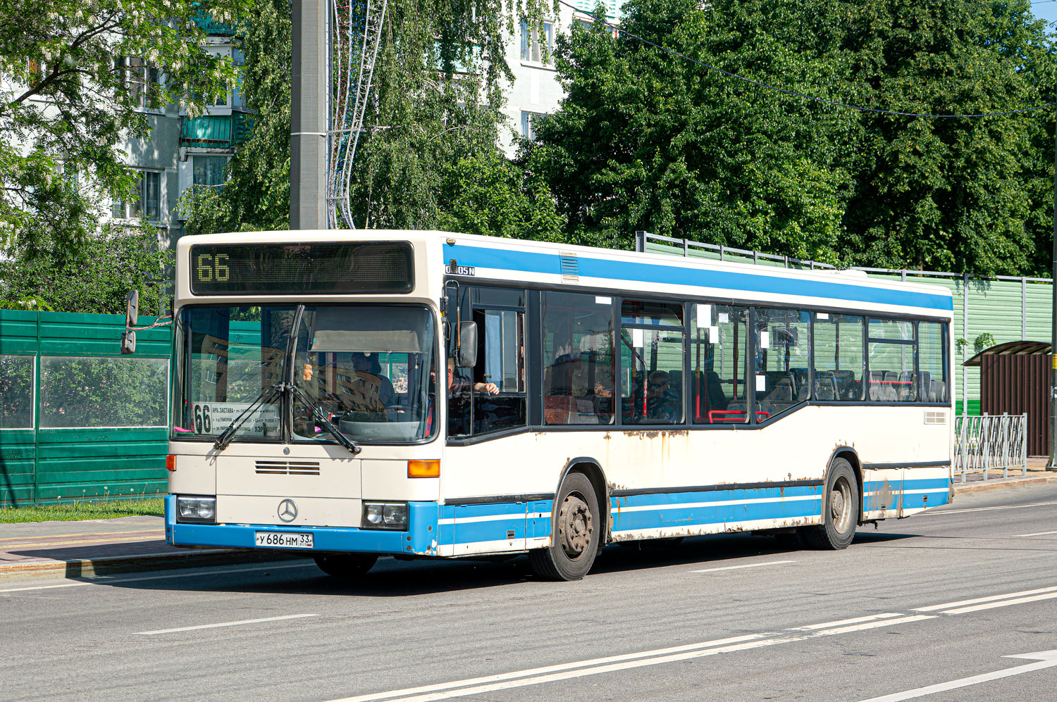 Пензенская вобласць, Mercedes-Benz O405N2 № У 686 НМ 33