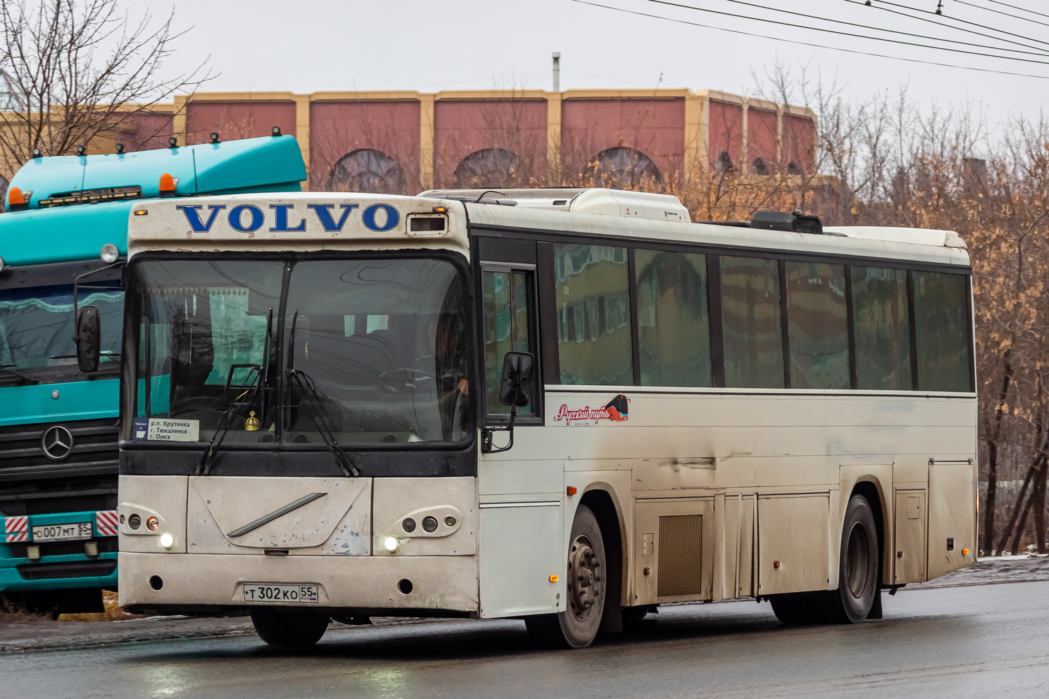 Omsk region, SibScan (Volvo B10M-60F) # Т 302 КО 55