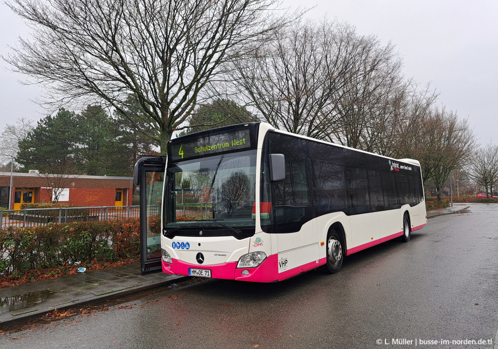 Нижняя Саксония, Mercedes-Benz Citaro C2 hybrid № 71