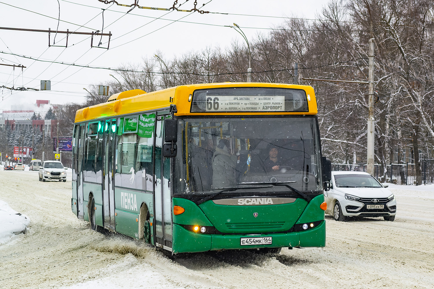 Пензенская область, Scania OmniLink II (Скания-Питер) № Е 454 МК 164