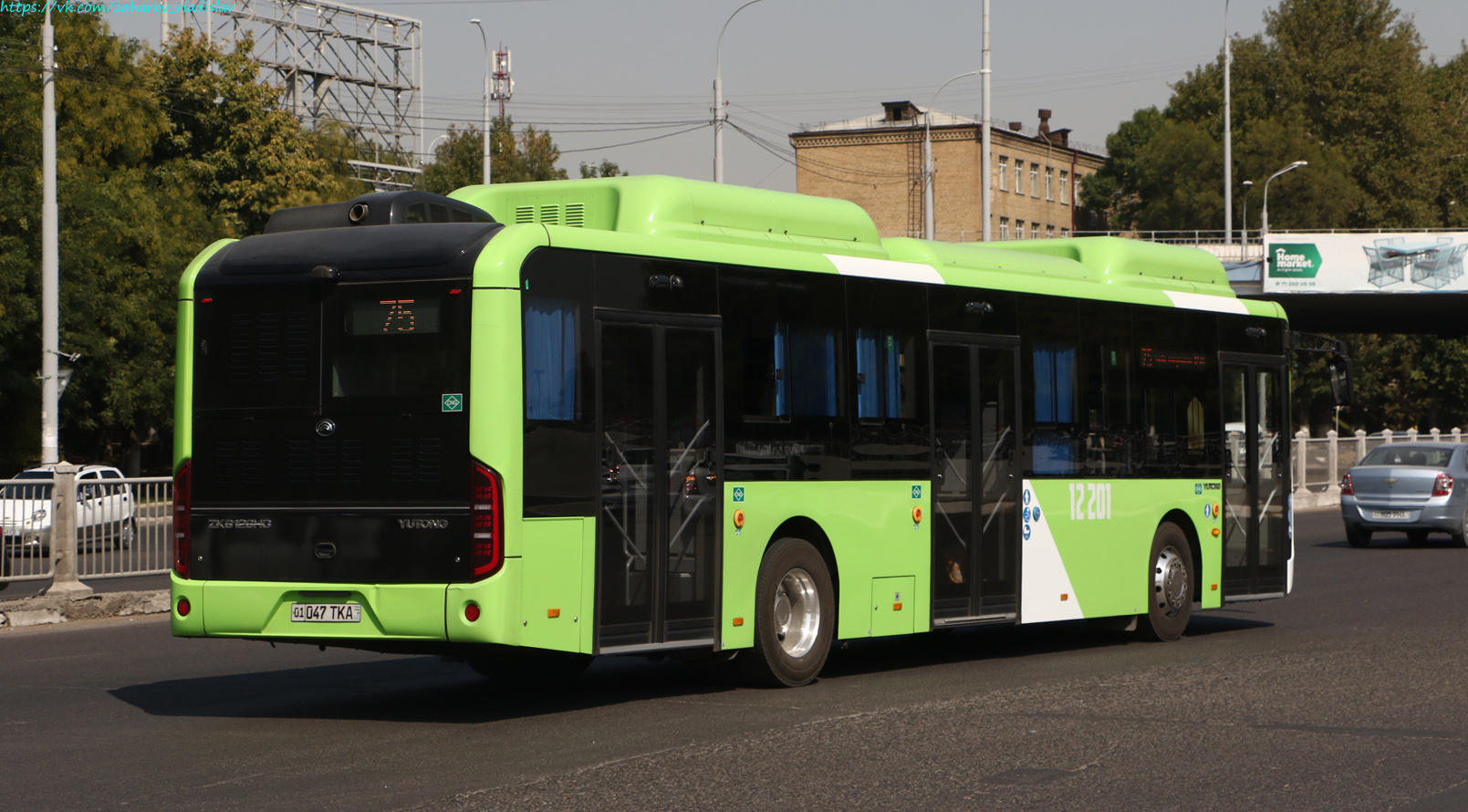 Узбекистан, Yutong ZK6126HG № 12201