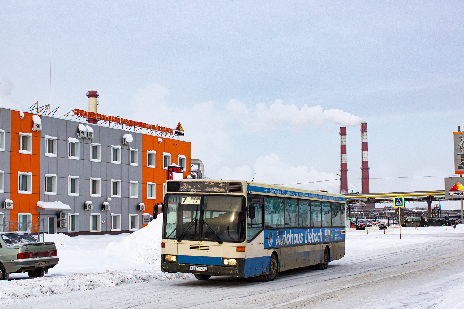 Свердловская область, Mercedes-Benz O407 № Р 824 РХ 96