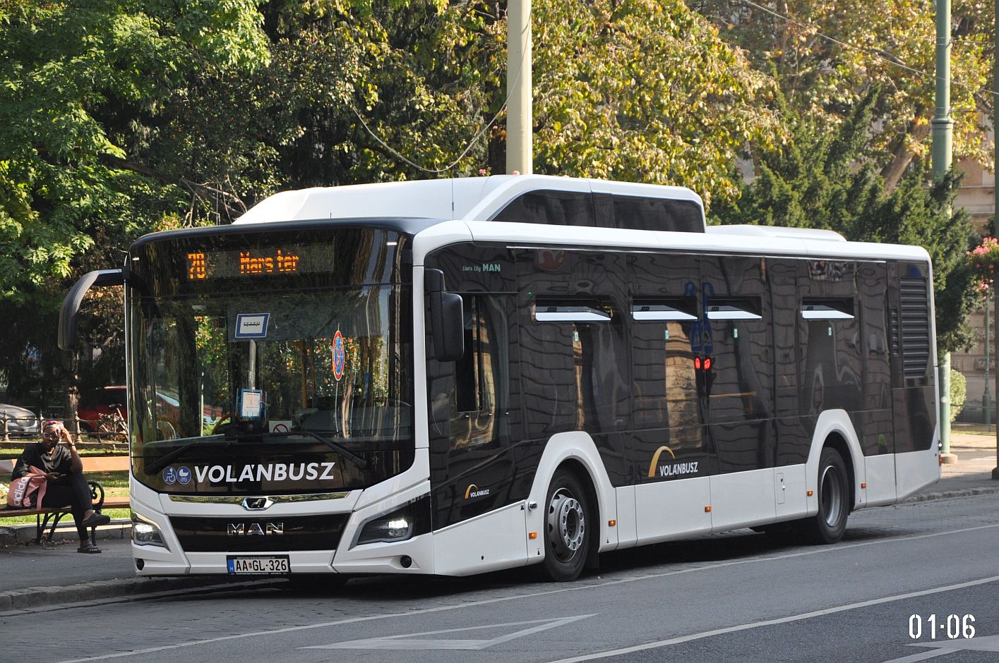 Венгрия, MAN 12C Lion's City 12 G NL320 № AA GL-326