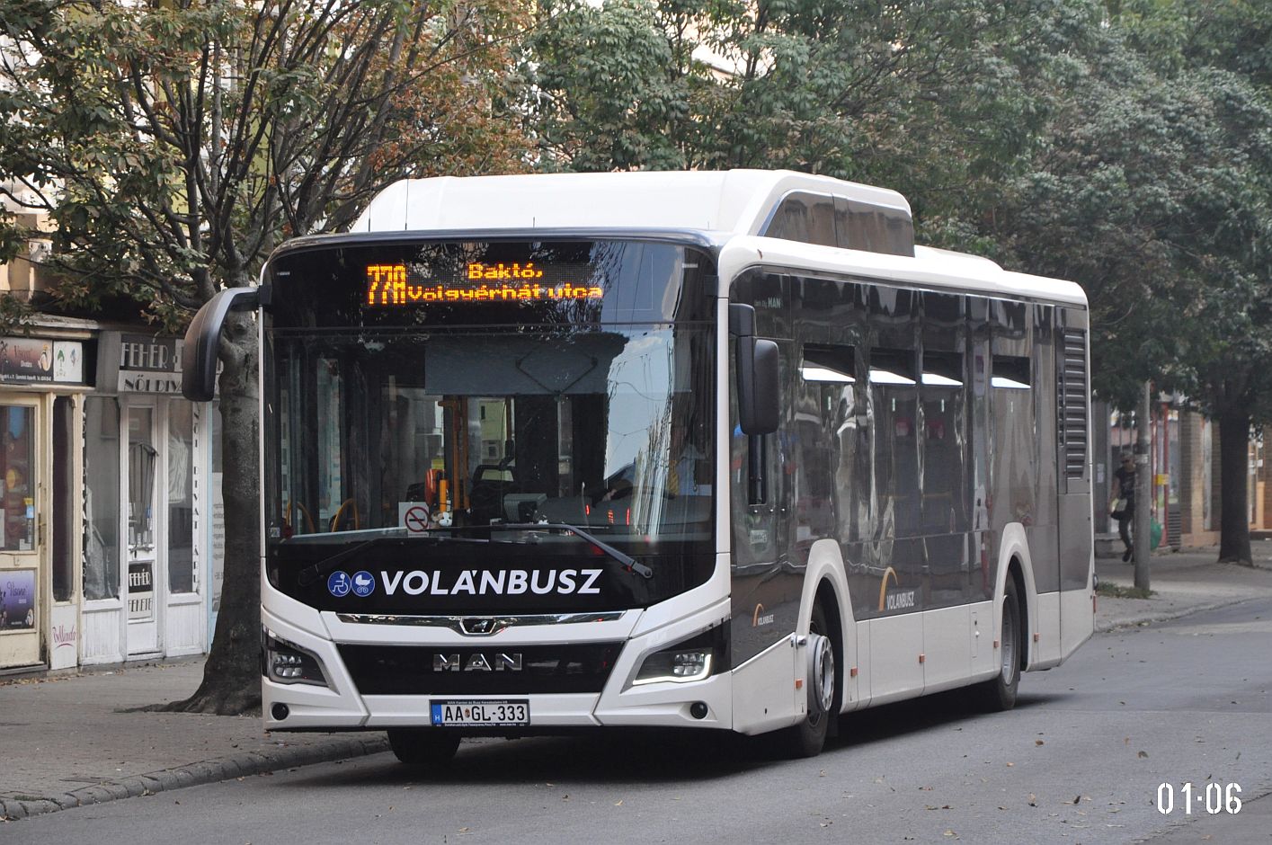 Венгрия, MAN 12C Lion's City 12 G NL320 № AA GL-333