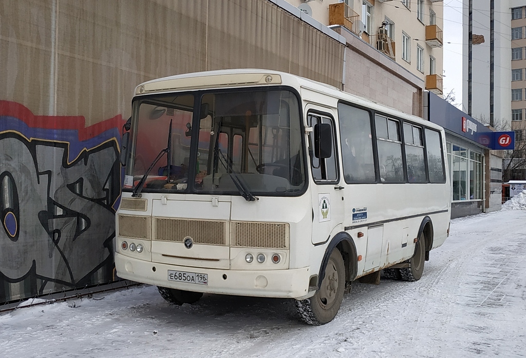 Свердловская область, ПАЗ-32053 № Е 685 ОА 196