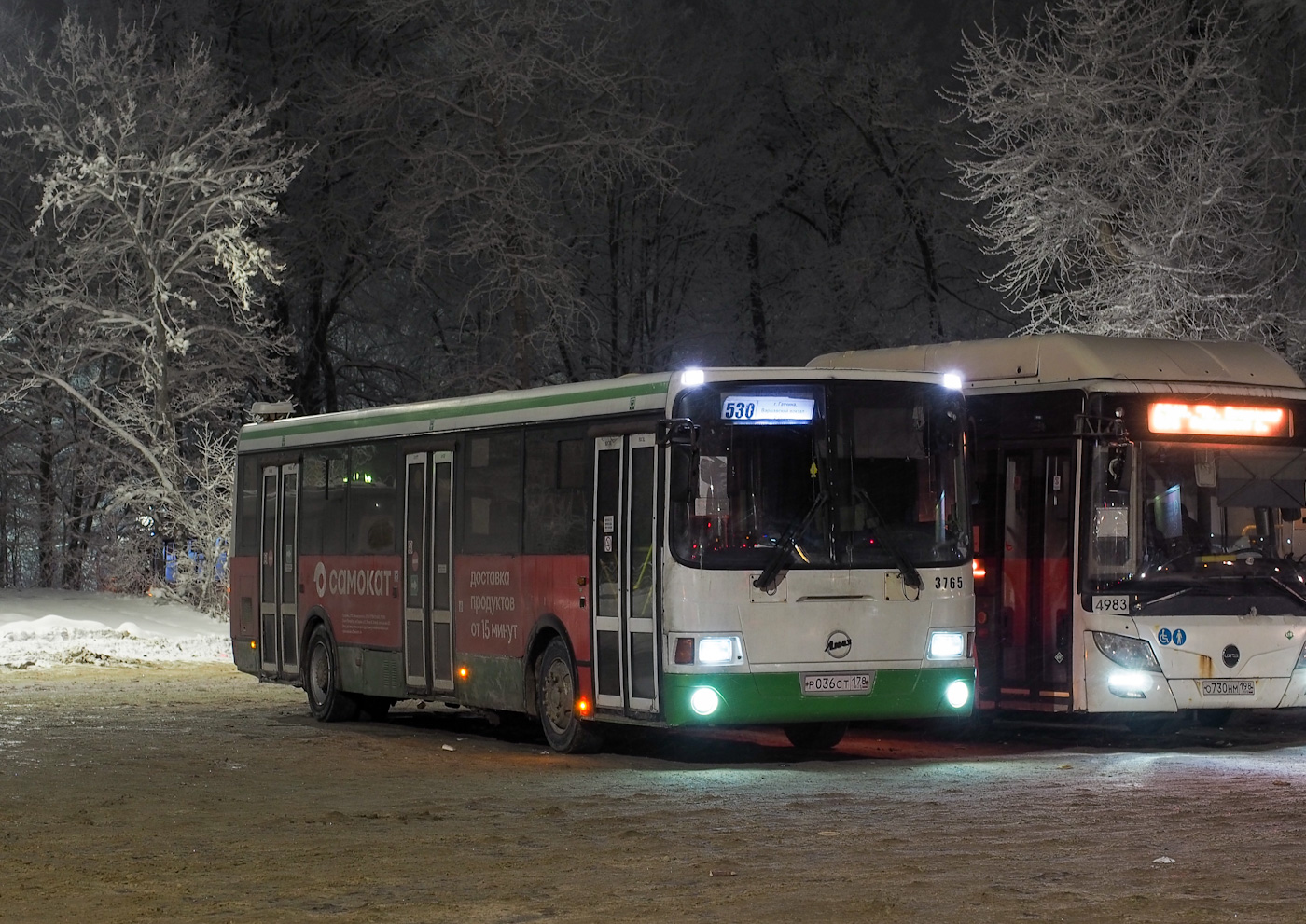 Ленинградская область, ЛиАЗ-5256.60 № 3765