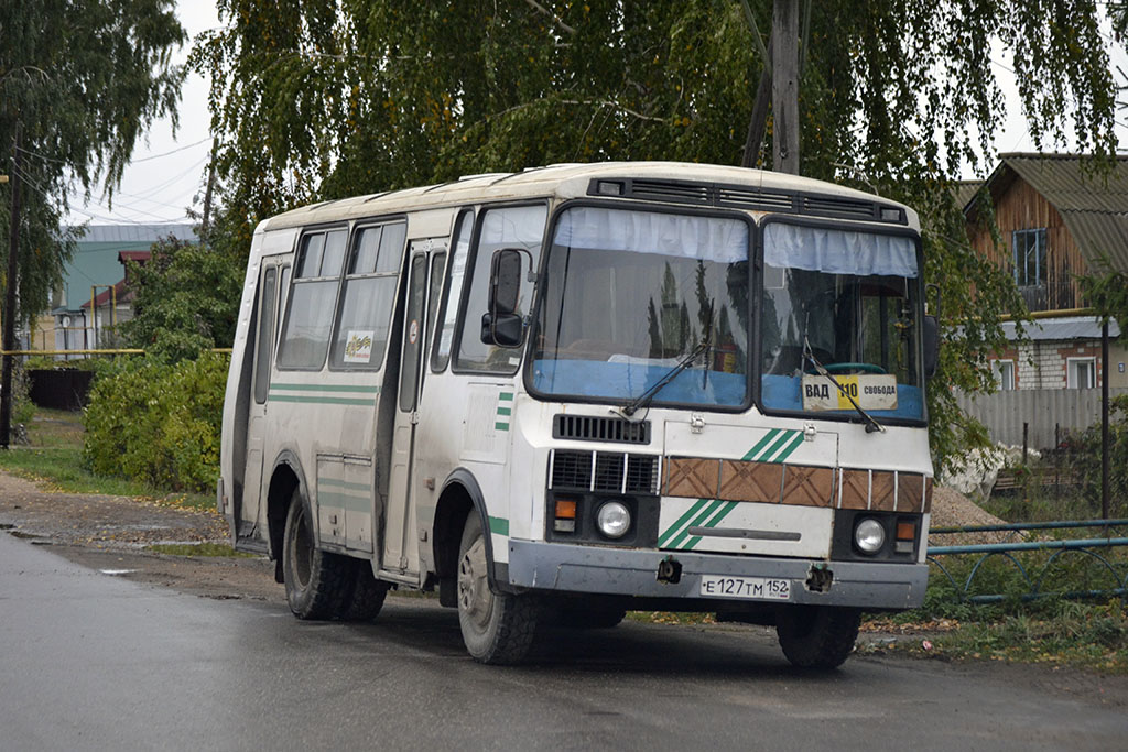Ніжагародская вобласць, ПАЗ-32054 № Е 127 ТМ 152