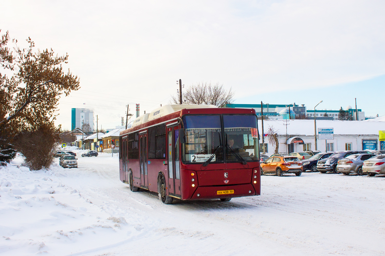 Sverdlovsk region, NefAZ-5299-30-51 Nr. КН 438 66