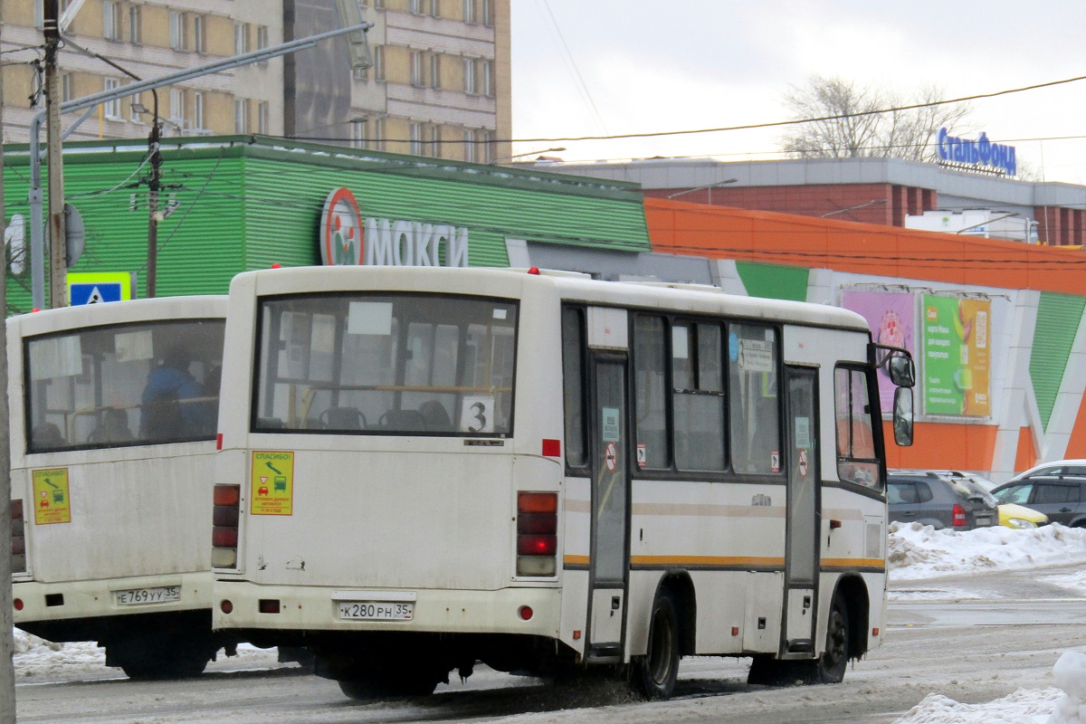 Вологодская область, ПАЗ-320402-05 № К 280 РН 35