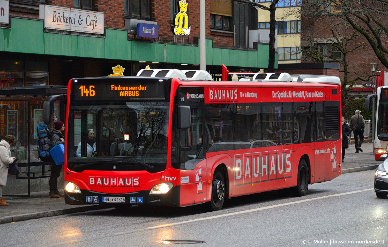 Гамбург, Mercedes-Benz Citaro C2 № 1816