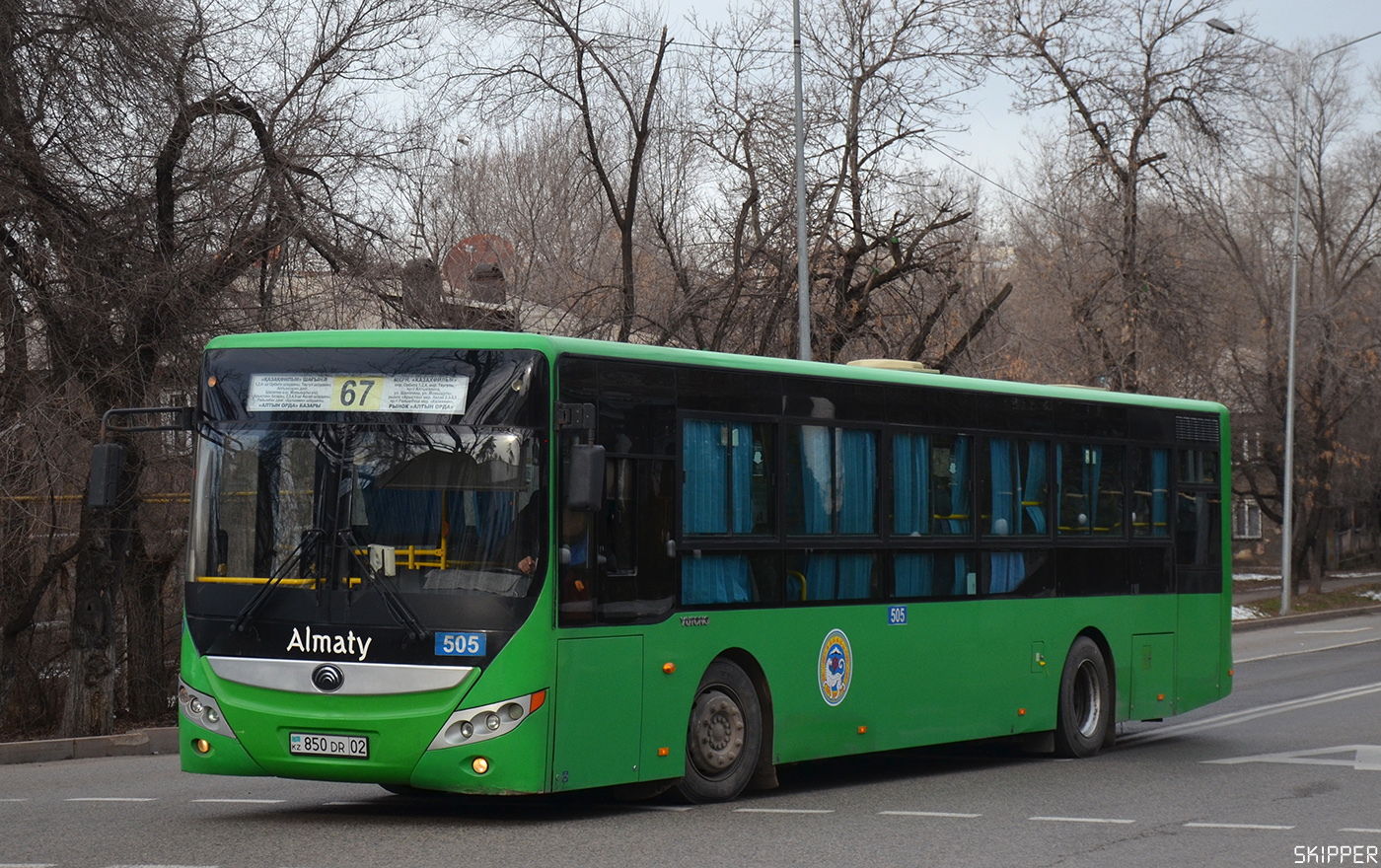 Алматы, Yutong ZK6118HGA № 505