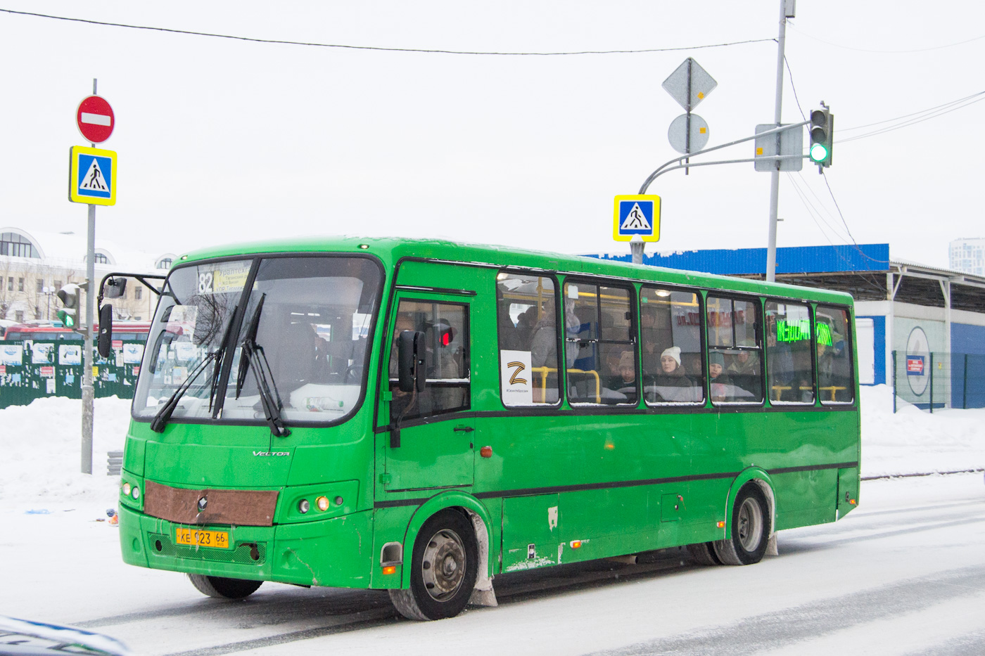 Свердловская область, ПАЗ-320414-04 "Вектор" (1-2) № КЕ 923 66