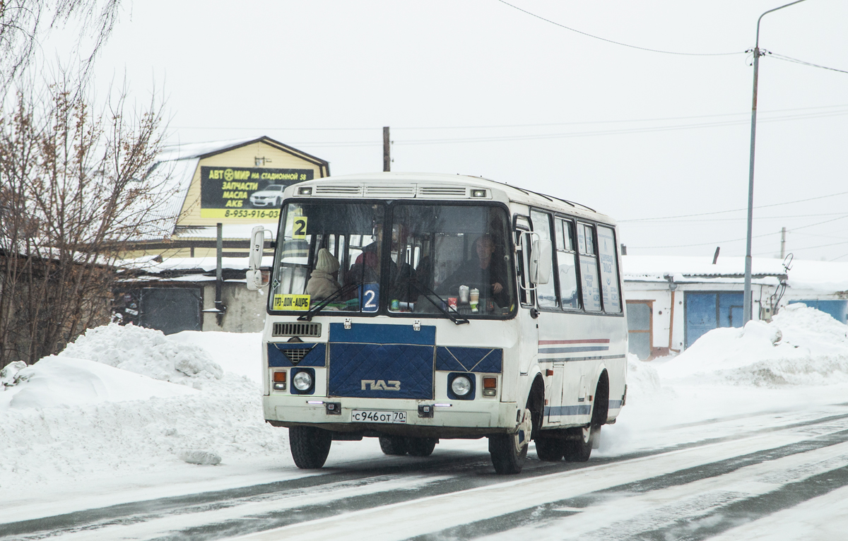 Томская область, ПАЗ-32054 № С 946 ОТ 70