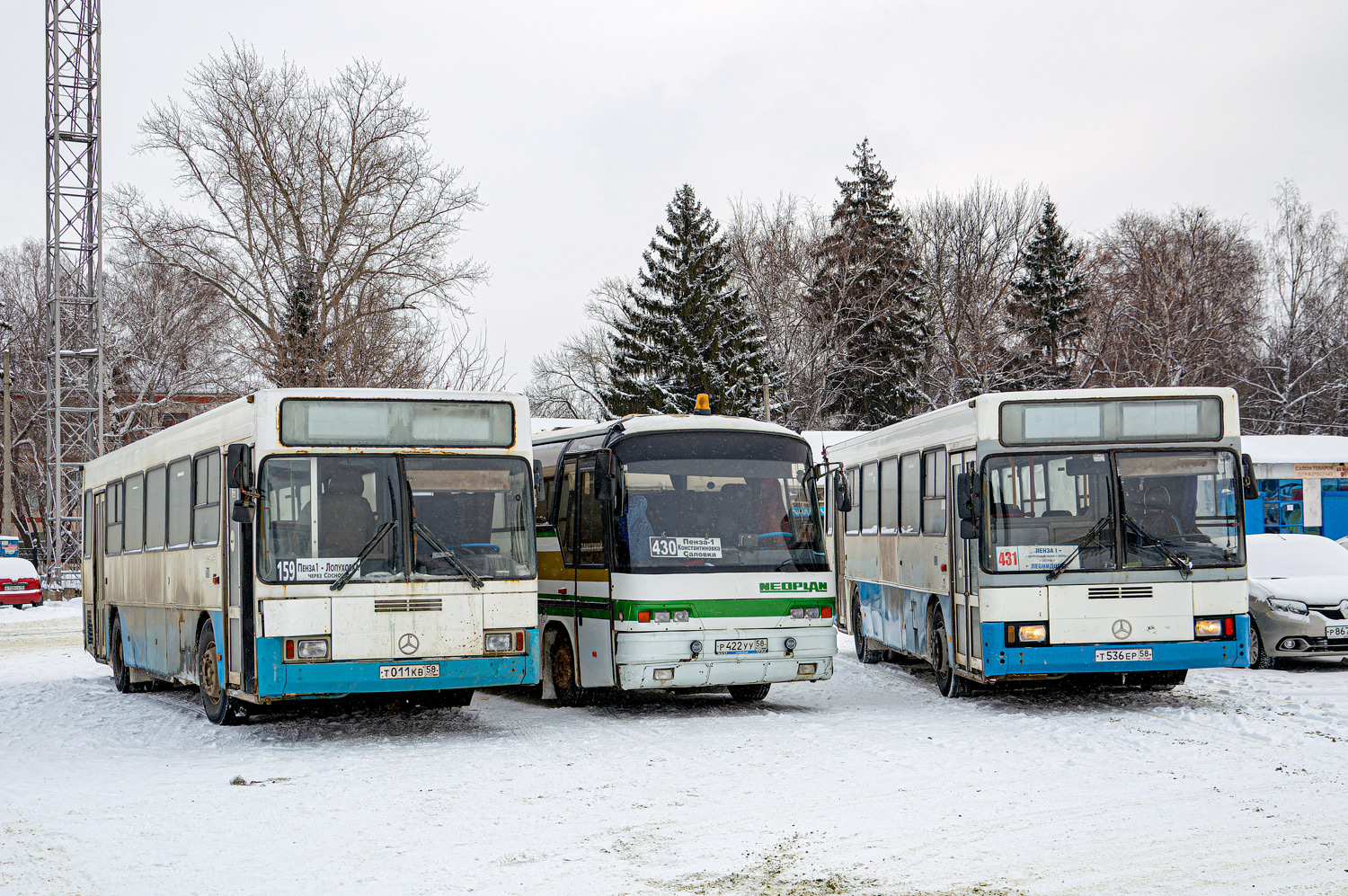 Penza region, GolAZ-AKA-52251 Nr. Т 011 КВ 58; Penza region — Avtobusnye vokzaly, stancii i konechnye ostanovki