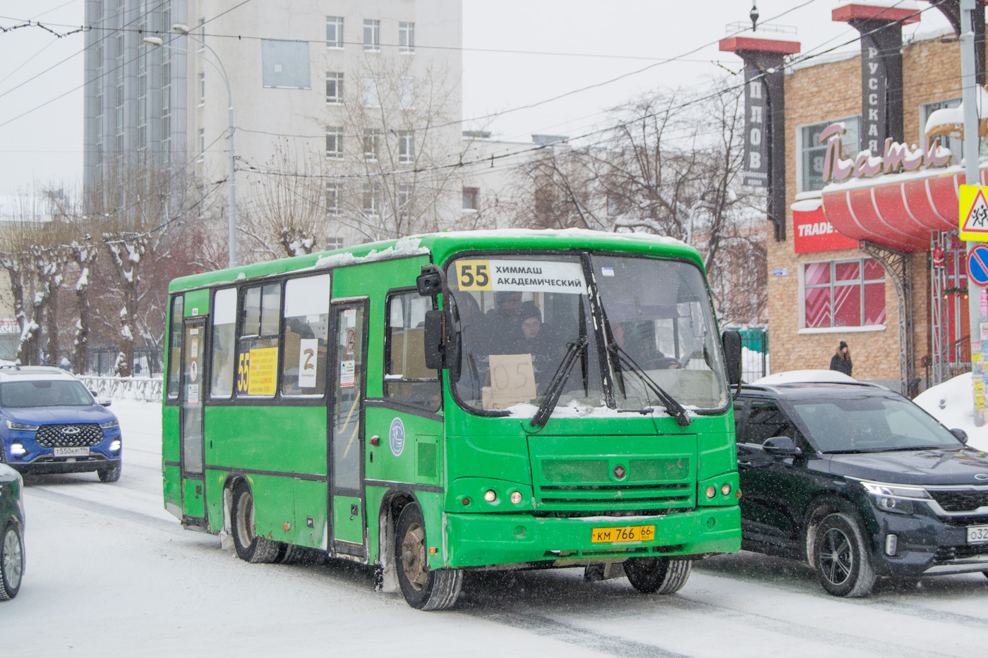 Свердловская область, ПАЗ-320402-05 № КМ 766 66