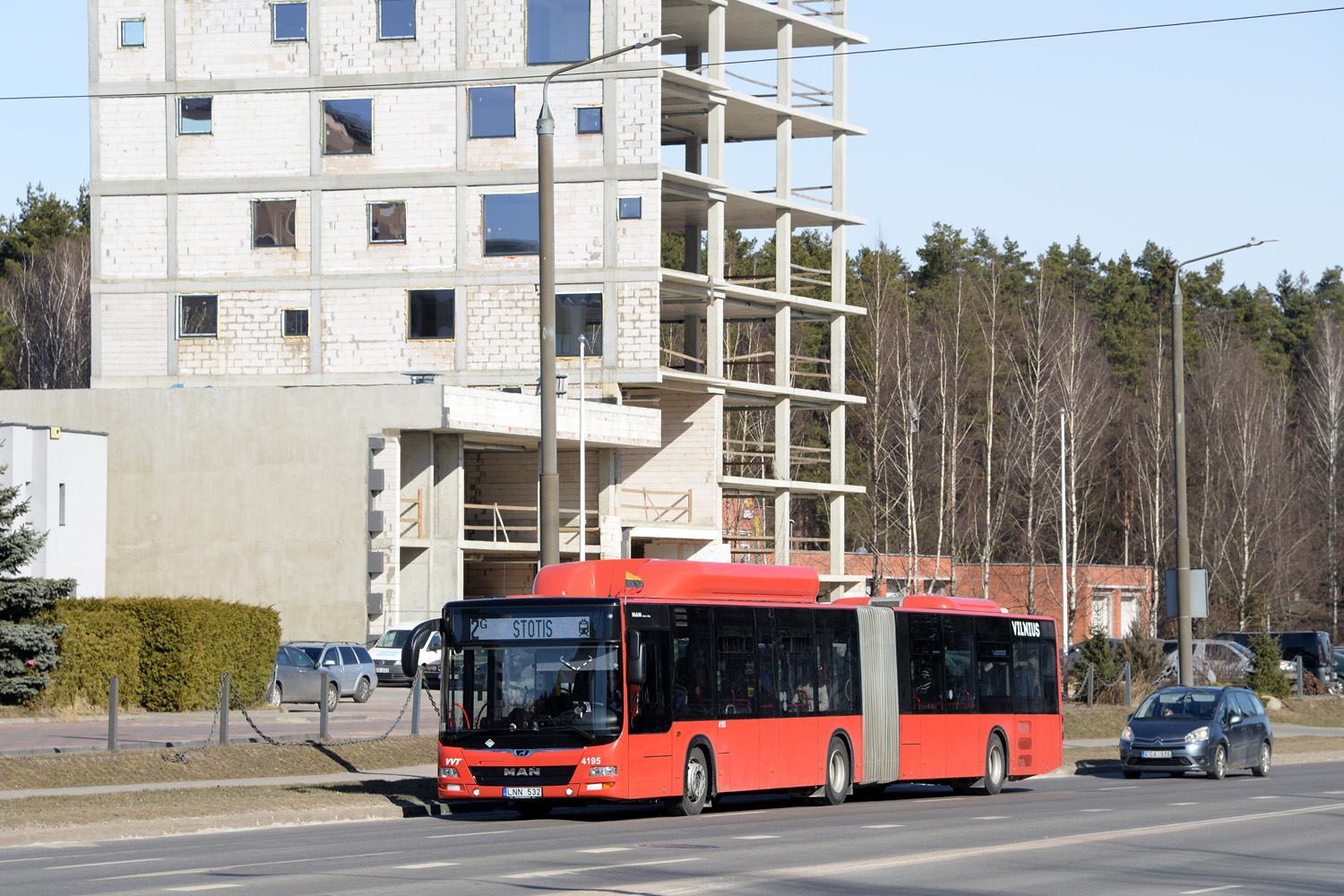 Литва, MAN A23 Lion's City G NG313 CNG № 4195