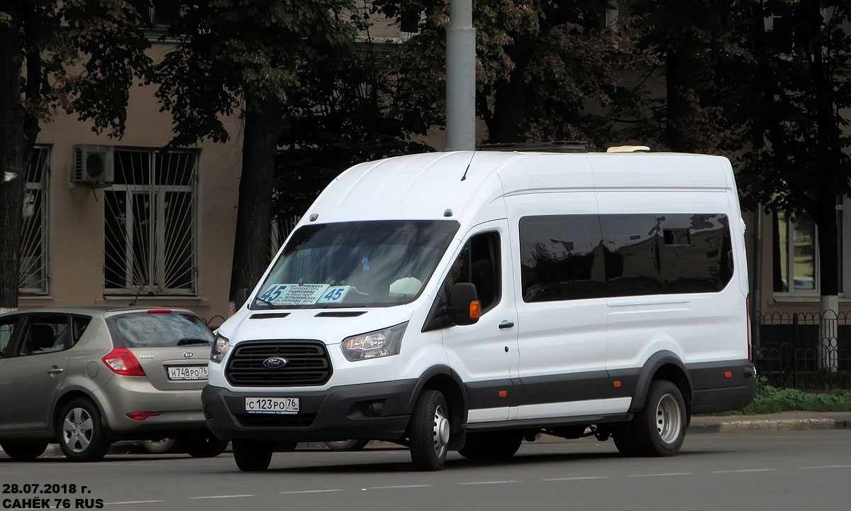 Ярославская область, Ford Transit FBD [RUS] (Z6F.ESG.) № С 123 РО 76