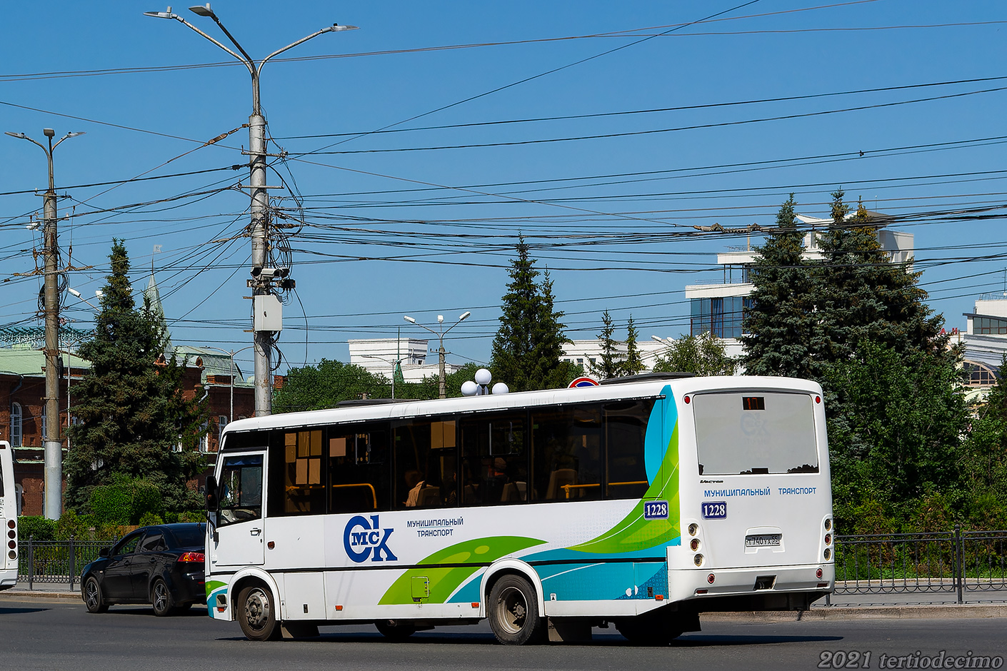 Омская область, ПАЗ-320414-04 "Вектор" (1-2) № 1228