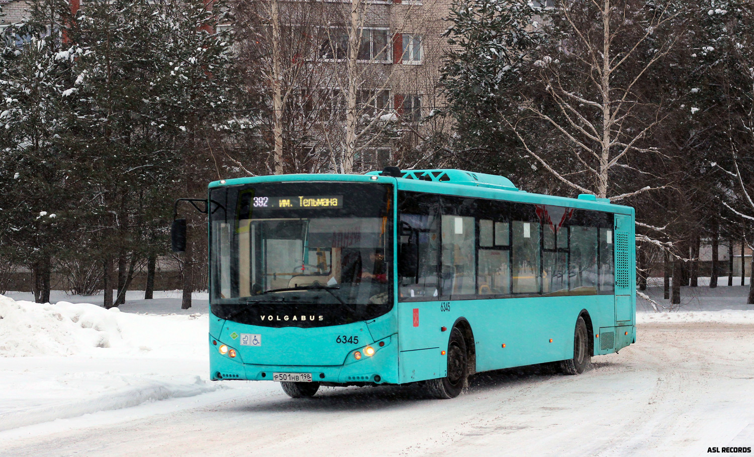 Санкт-Петербург, Volgabus-5270.G4 (LNG) № 6345