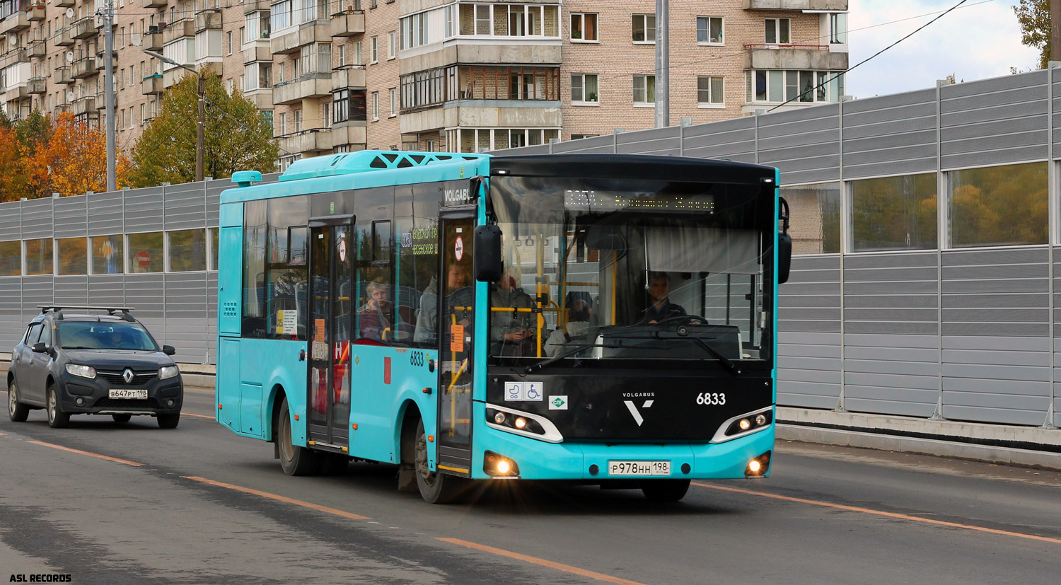 Санкт-Петербург, Volgabus-4298.G4 (LNG) № 6833