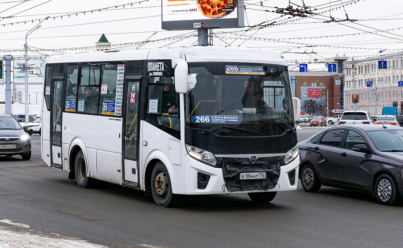 Башкортостан, ПАЗ-320405-04 "Vector Next" № В 184 НР 702