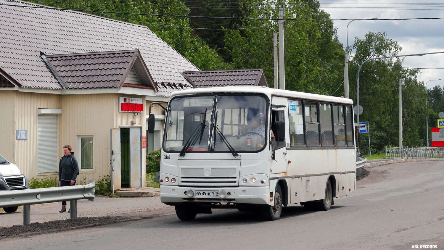 Ленинградская область, ПАЗ-320402-05 № 7910