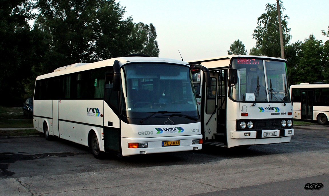 Венгрия, Kravtex Credo IC 11 № FLJ-033; Венгрия, Ikarus 260.20M № DUD-631