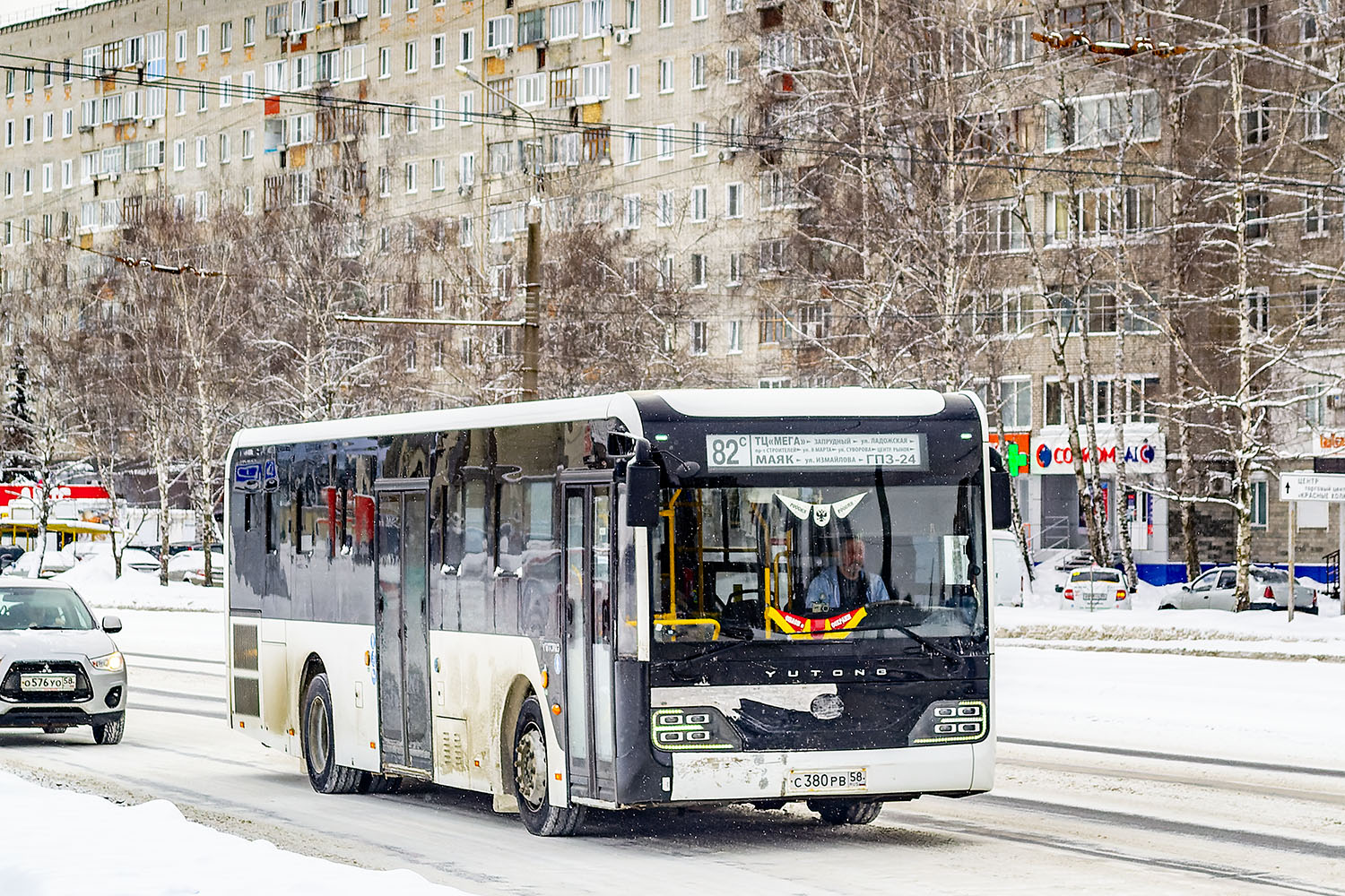 Пензенская область, Yutong ZK6116HG № С 380 РВ 58