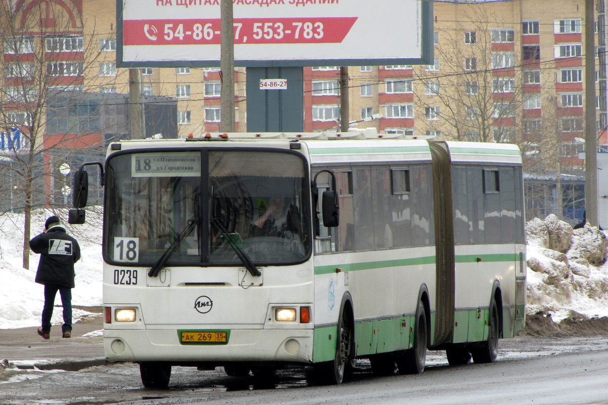 Вологодская область, ЛиАЗ-6212.00 № 0239