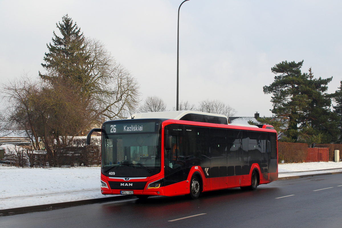 Литва, MAN 12C Lion's City 12 G NL280 EfficientHybrid № 409